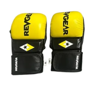 REVGEAR PRO SERIES MS1 MMA TRAINING AND SPARRING GLOVE - YELLOW