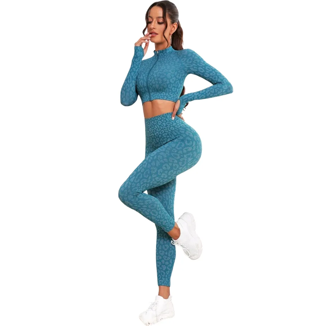 Riley Leopard Workout Set