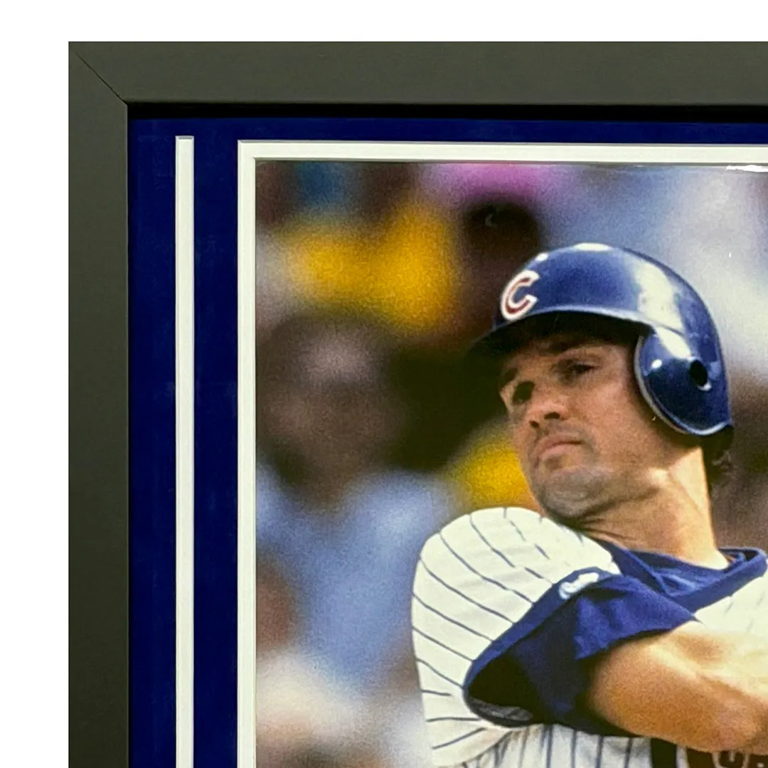 Ryne Sandberg Hand Signed & Framed Chicago Cubs 16x20 Baseball Photo