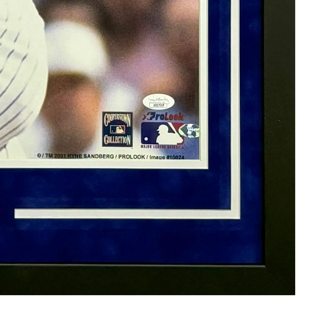 Ryne Sandberg Hand Signed & Framed Chicago Cubs 16x20 Baseball Photo