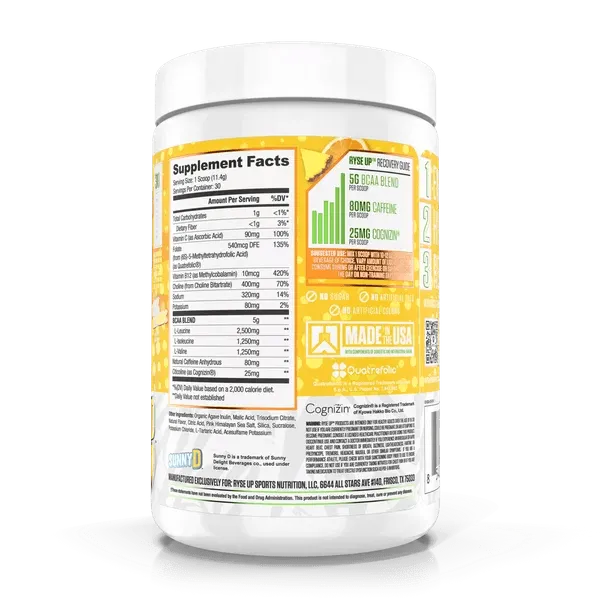 Ryse BCAA Focus 30 Servings