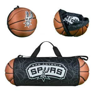 San Antonio Spurs Collapsible Duffel Bag Maccabi Art