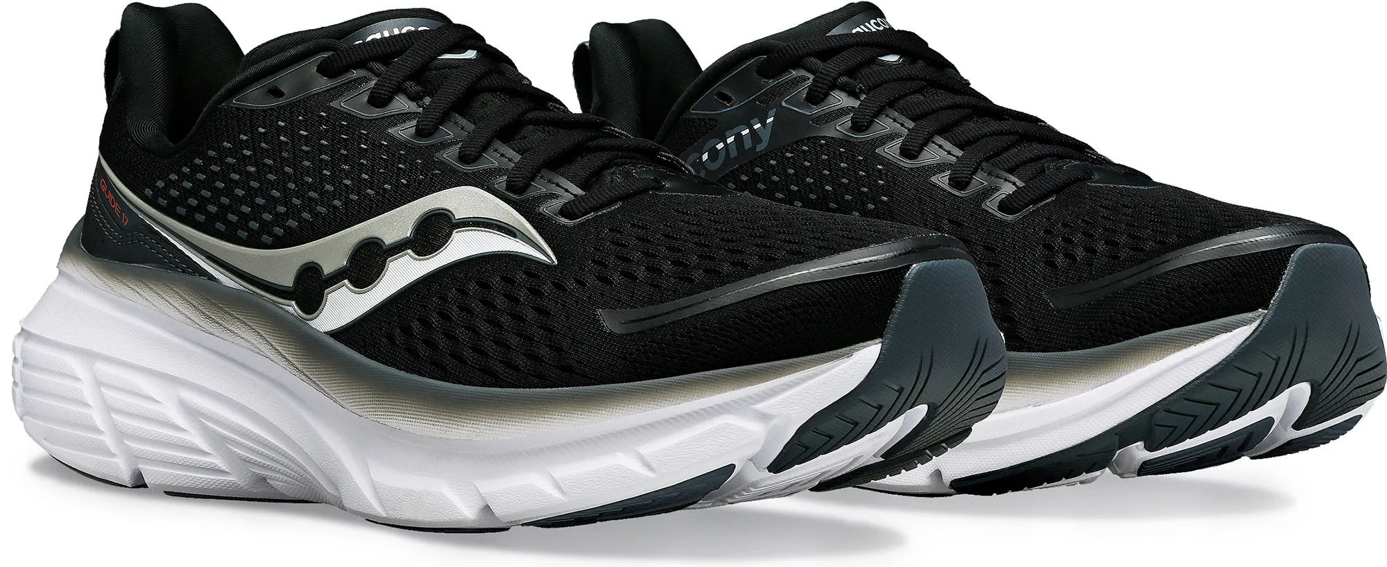 Saucony Guide 17 Mens Running Shoes - Black