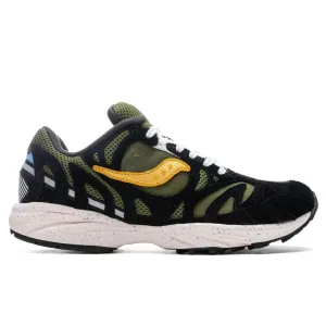 Saucony Originals GRID AZURA 2000 Men’s -BLACK/YELLOW