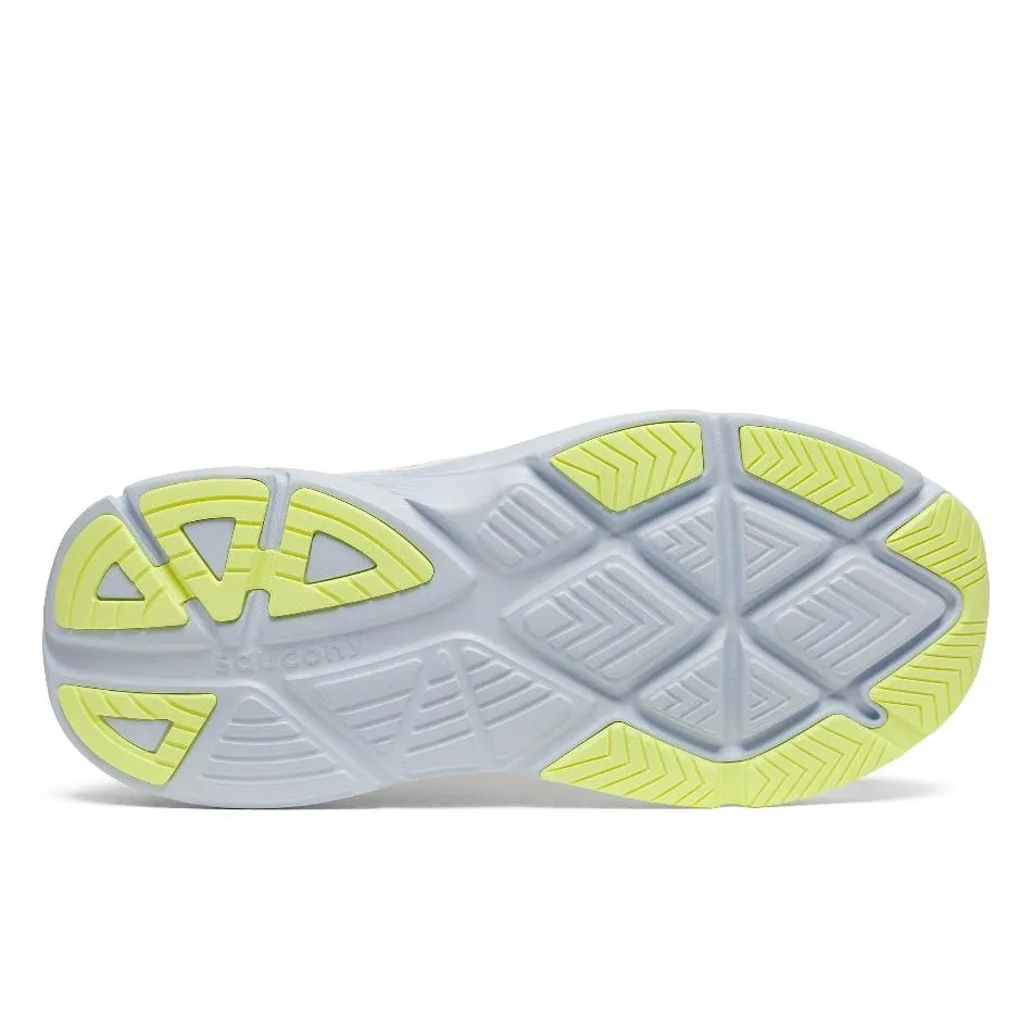 Saucony Women's Guide 18 Running Shoes in White/Ice Melt SS25