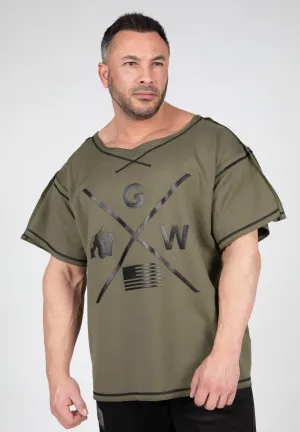 Sheldon Workout Top - Army Green