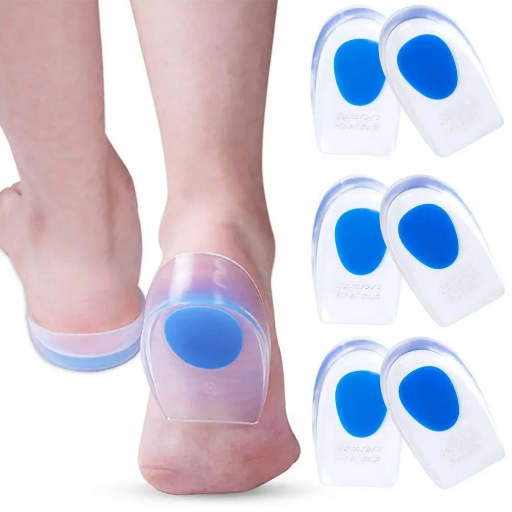 Silicone Gel Heel Protector Pad Insole Cups