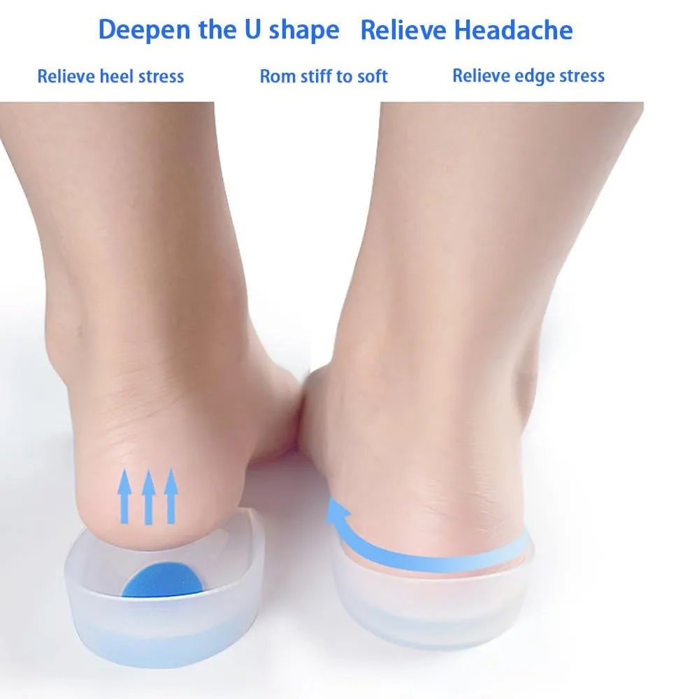 Silicone Gel Heel Protector Pad Insole Cups