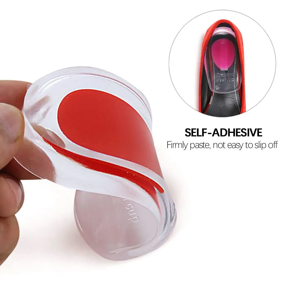 Silicone Gel Heel Protector Pad Insole Cups