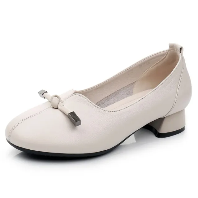 Silvia Women's Leather Pump Shoes