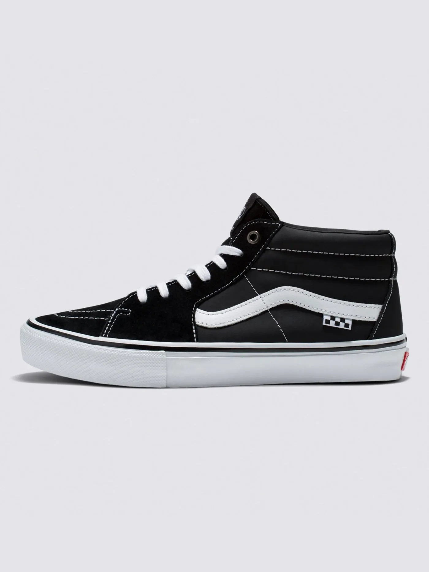 Skate Grosso Mid Black/White/Emo Leather Shoes