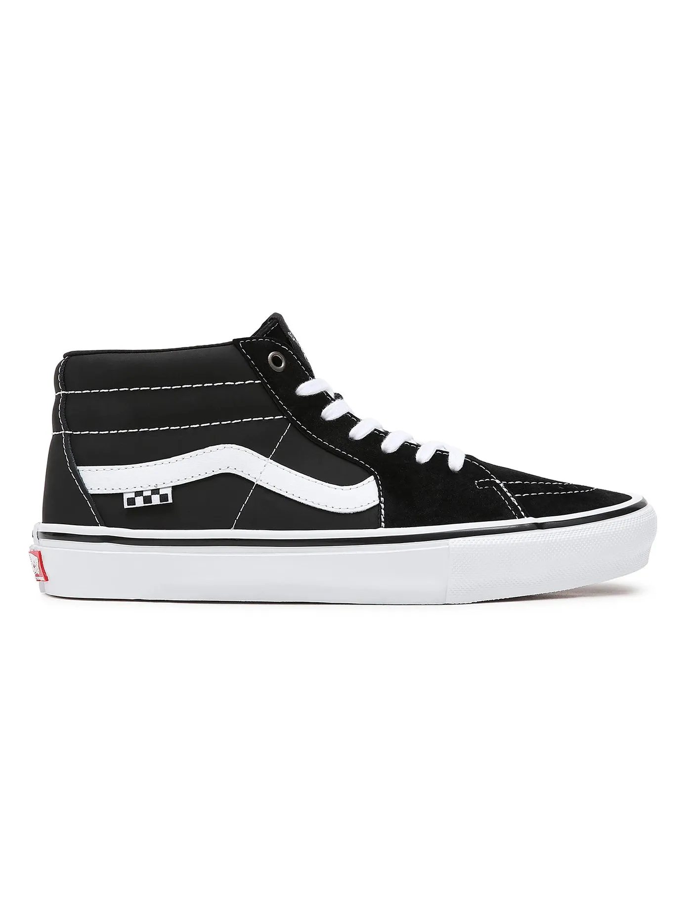 Skate Grosso Mid Black/White/Emo Leather Shoes