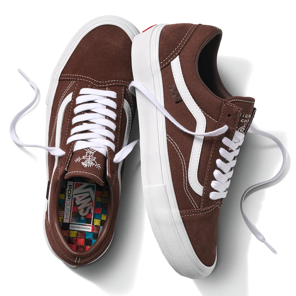 Skate Old skool Nick Michel shoes - Brown / White