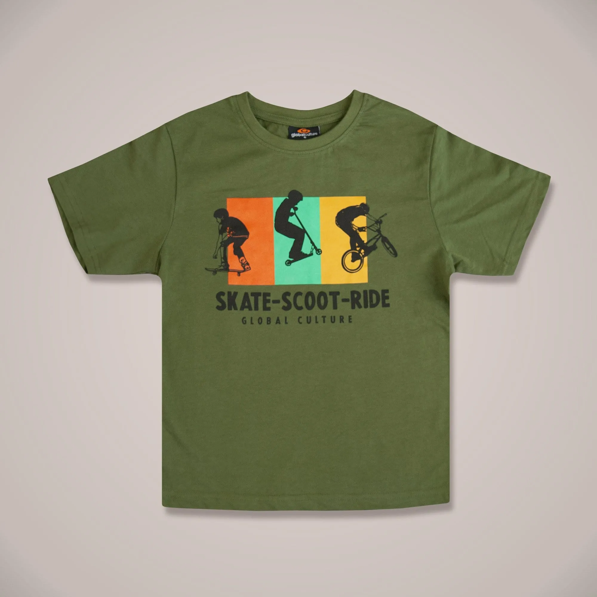 Skate Scoot Ride Kids T-Shirt