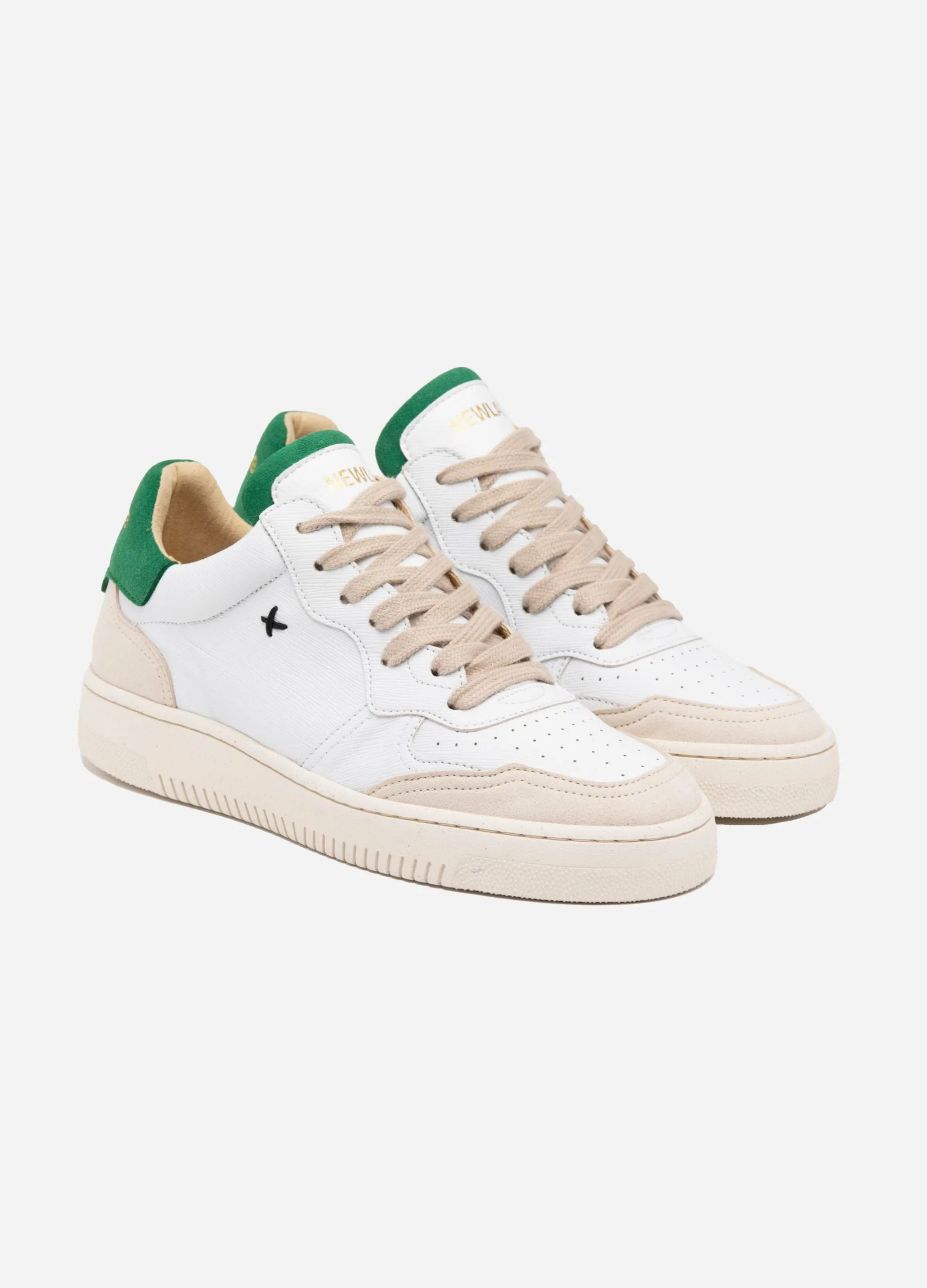 Sneakers Newlab NL11 White/Green - Sustainable