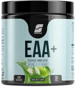 Sparkfusion 8500 mg Eaa  & 6000mg Bcaa (300 gm, 30 Servings) Essential Amino Acids | Pre/Intra Workout and Muscle Growth & Recovery | All 9 Essential Amino Acid EAA Powder (Smash Apple)