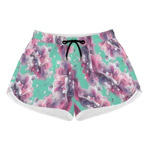 Splatter Womens Casual Beach Shorts