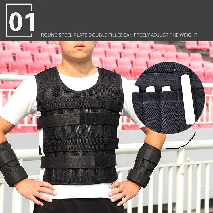 Sport Vest Leg And Arm Weight-Bearing Straps Fitness Training Weighting Equipment, Spec: 3kg Vest