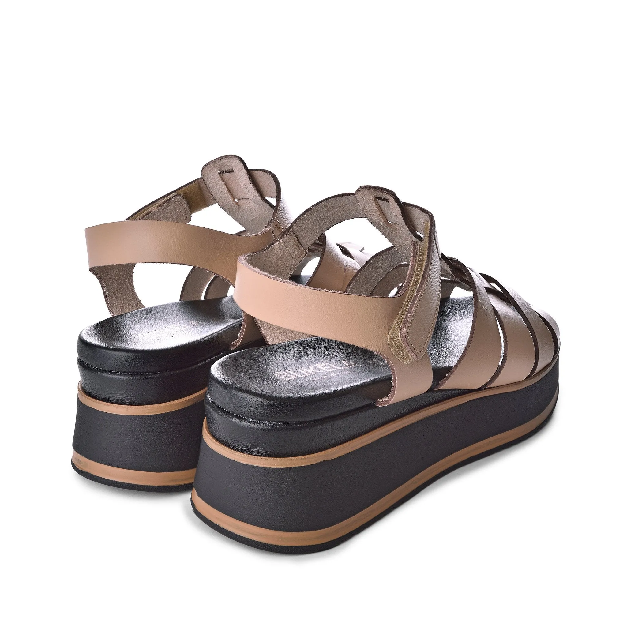 Stella Sand Gladiator Chunky Sandals