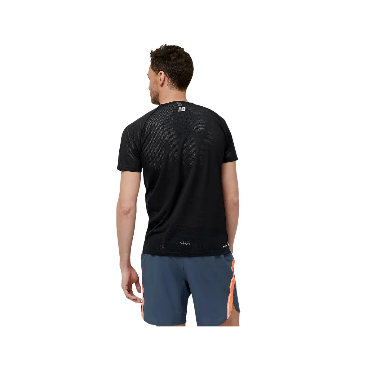 T-Shirt Short Sleeve New Balance Accelerate Pacer  Black