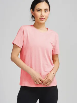 tasc Performance Women's All Day T - Shirt in Punch Heather