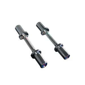 Titan 15" Loadable Olympic Dumbbell Handle - Pair