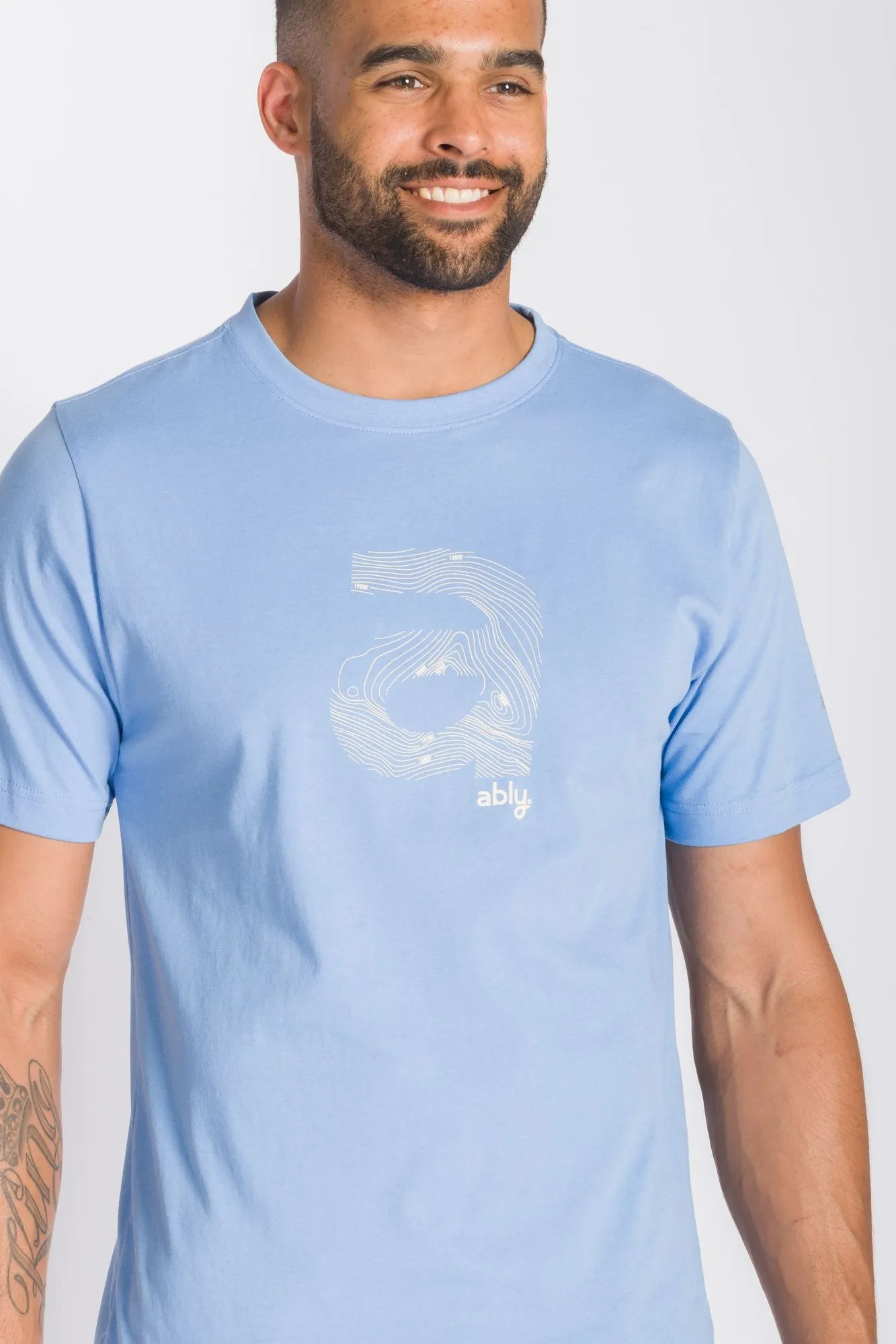 Topographical A | Men's Imprinted T-Shirt