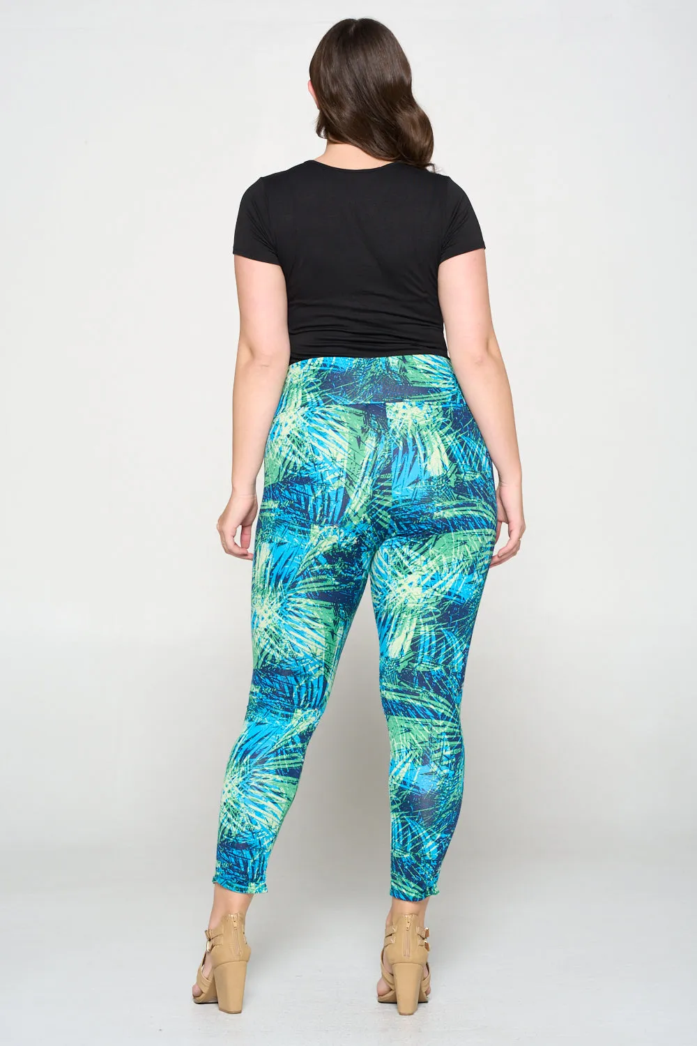 Tropical Yoga Leggings