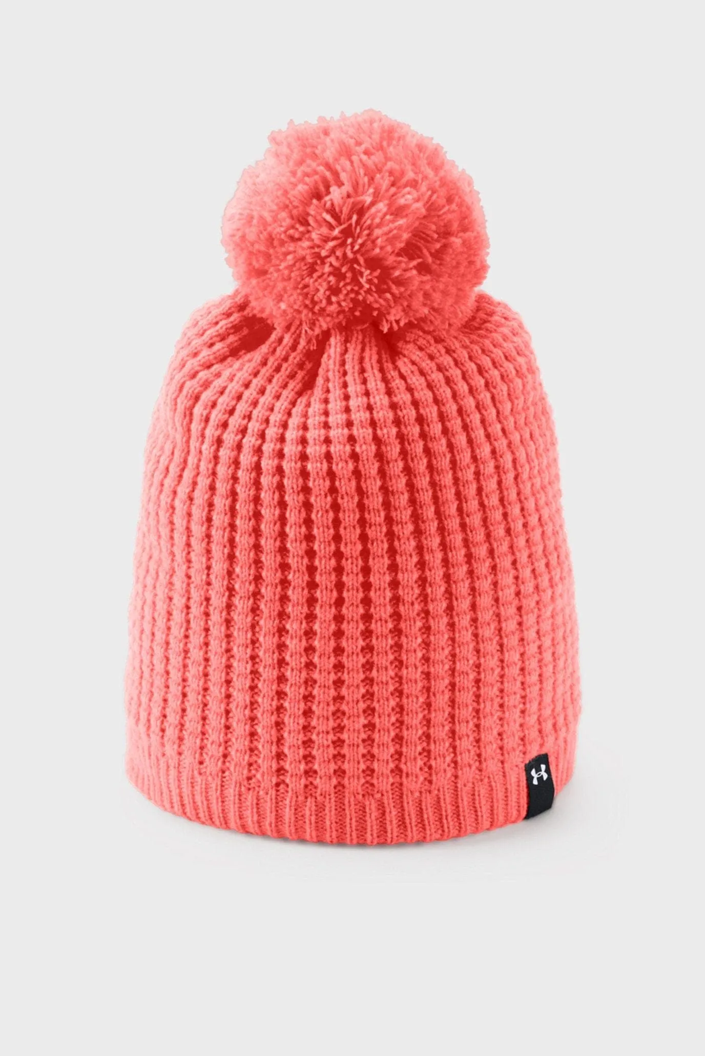 Under Armour Women's Coral Favorite Waffle Pom Beanie