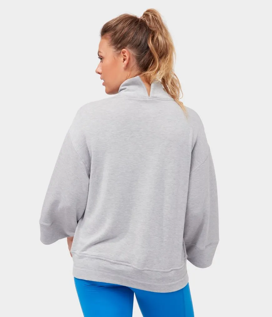 Upward Mockneck Pullover