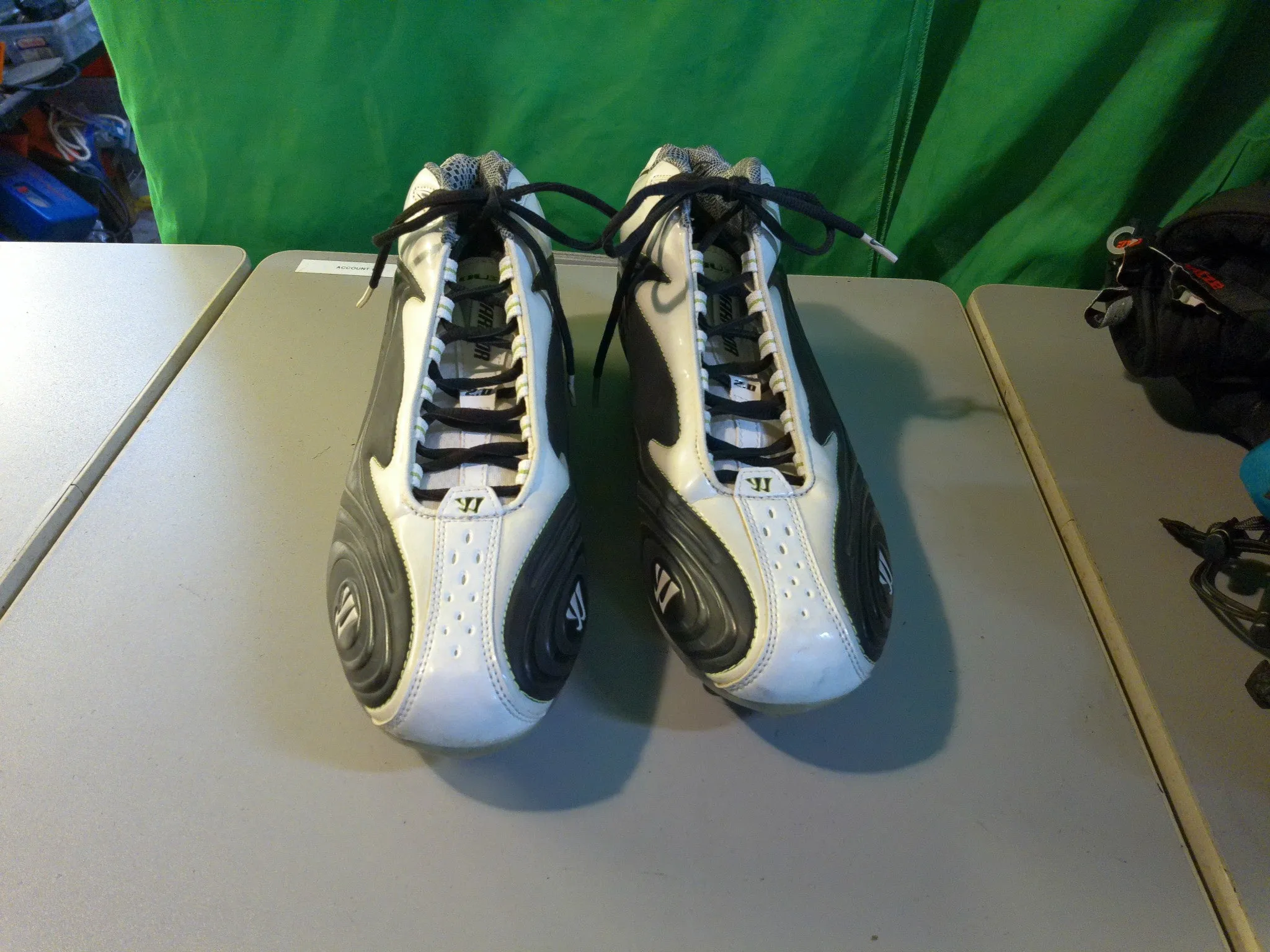 Used Warrior Burn 2.0 Lacrosse Cleats Size 12