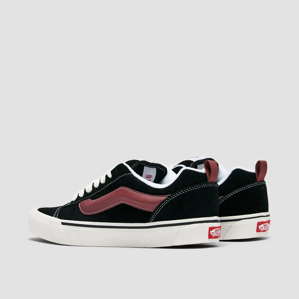 Vans Knu Skool Shoes - Black/Port