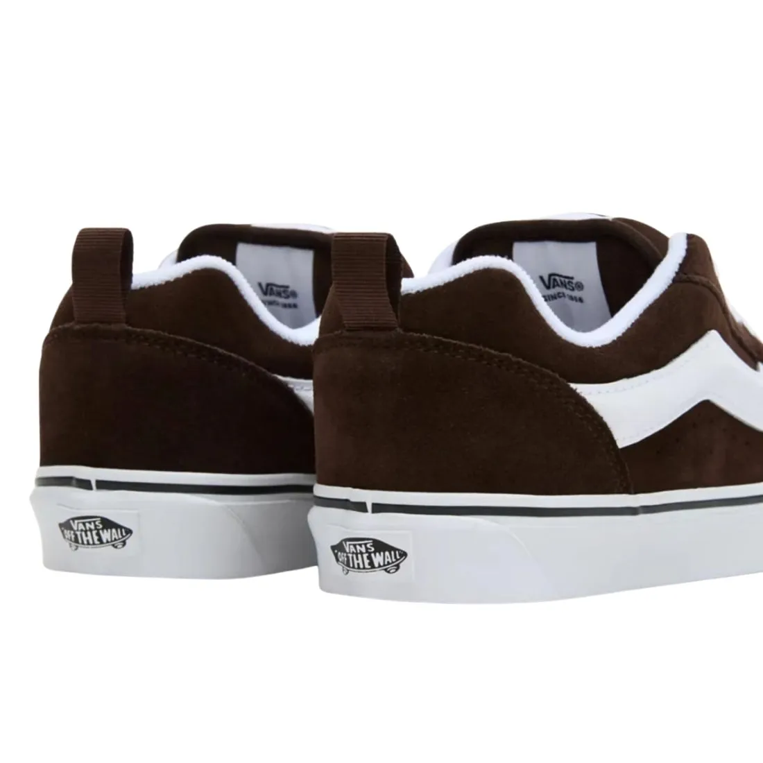 Vans Knu Skool Shoes - Brown White