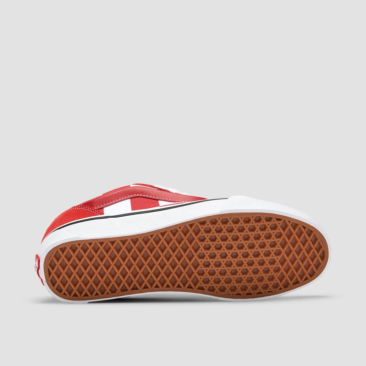 Vans Knu Skool Shoes - Mega Check Red