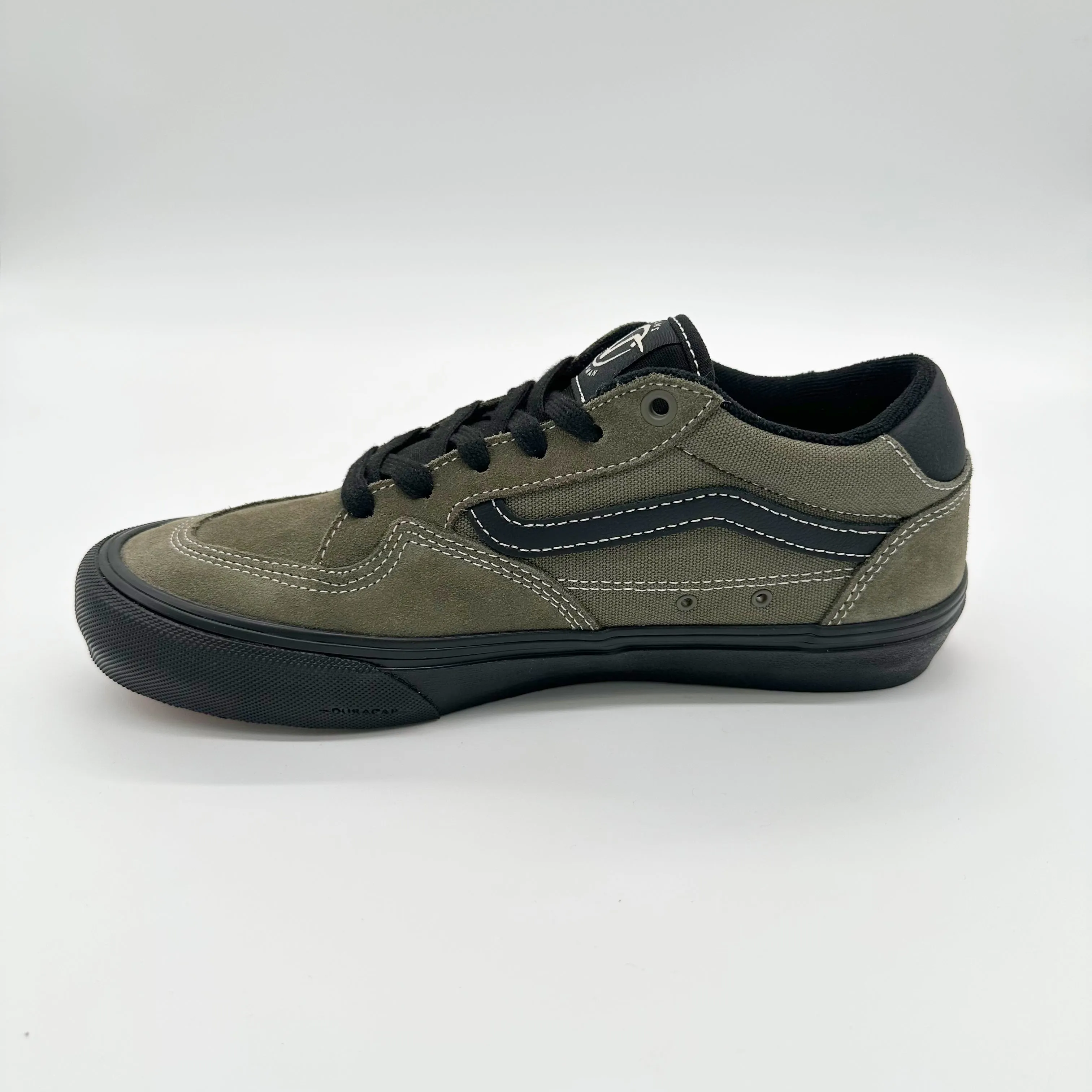 Vans Rowan Skate Shoes-Olive/Black