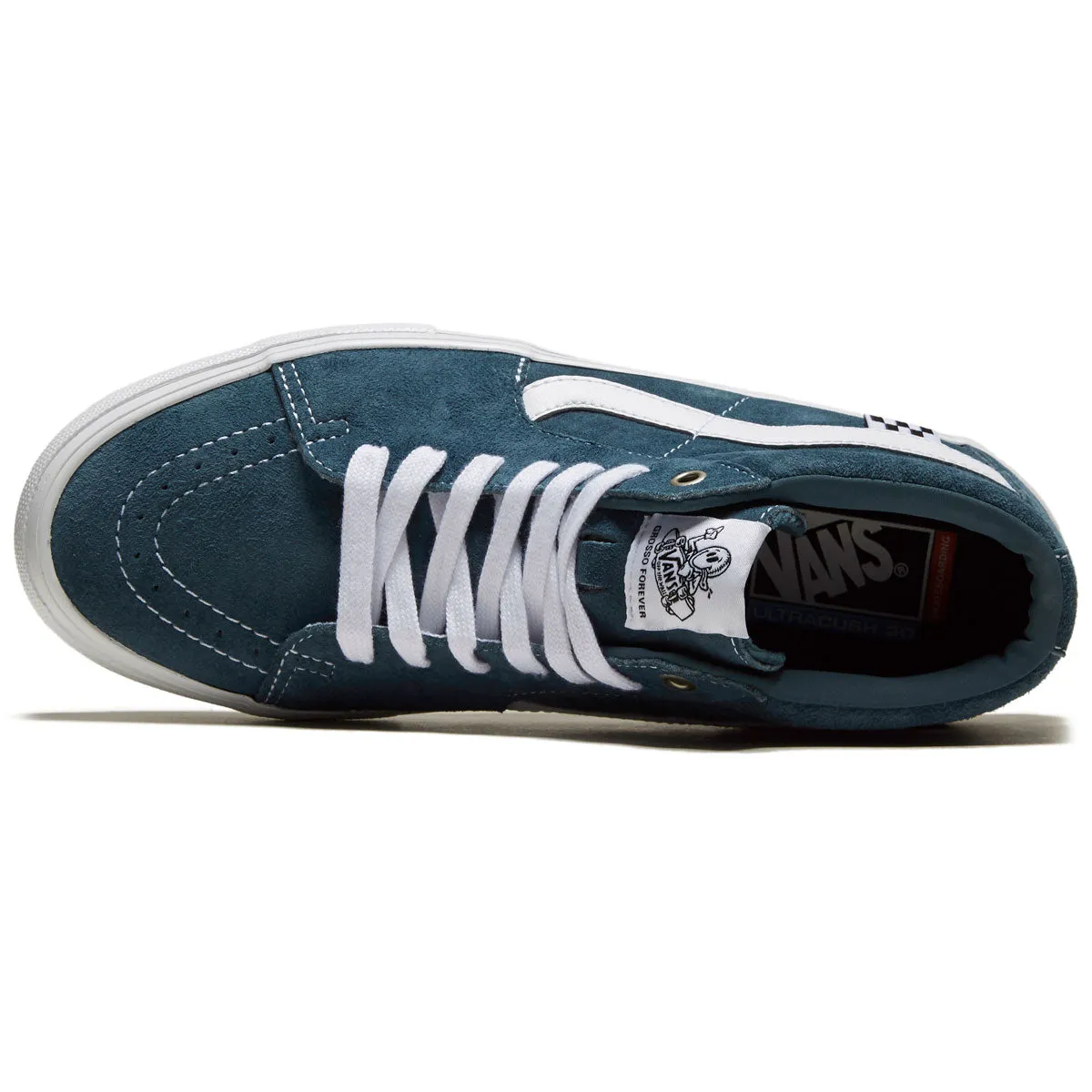 Vans Skate Grosso Mid Shoes - Blue/White