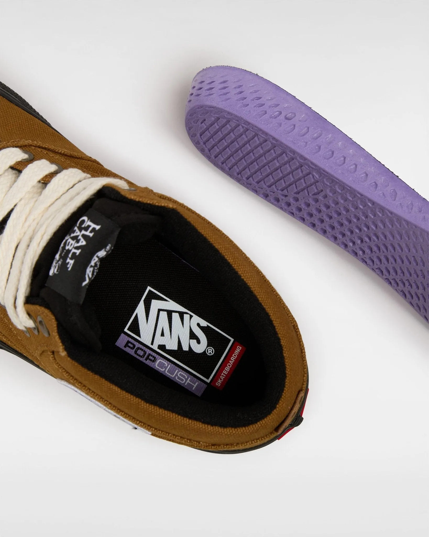 Vans Skate Half Cab Duck Canvas Shoes Brown