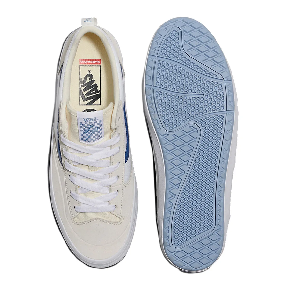 Vans The Lizzie Low - White/Light Blue