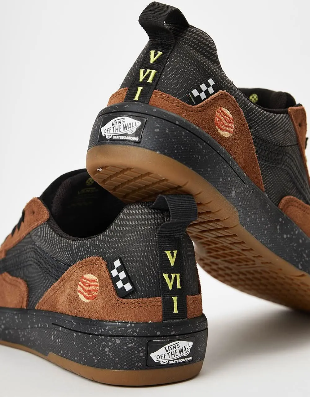 Vans Zahba Skate Shoes - Brown/Multi