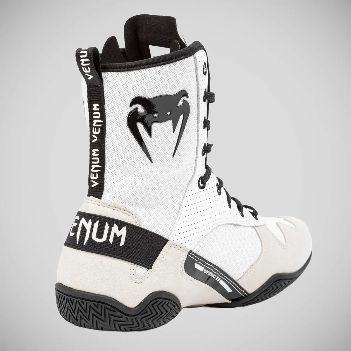 Venum Elite Boxing Boots White/Black