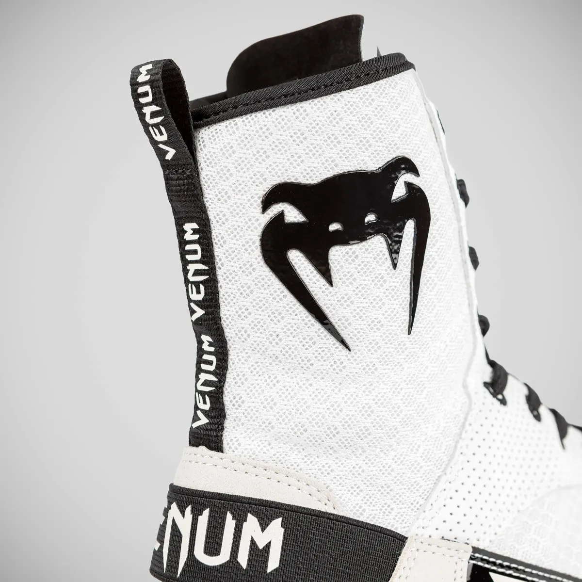 Venum Elite Boxing Boots White/Black