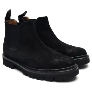 Women's 'Arlo' Black Suede Chelsea Boots UK 8