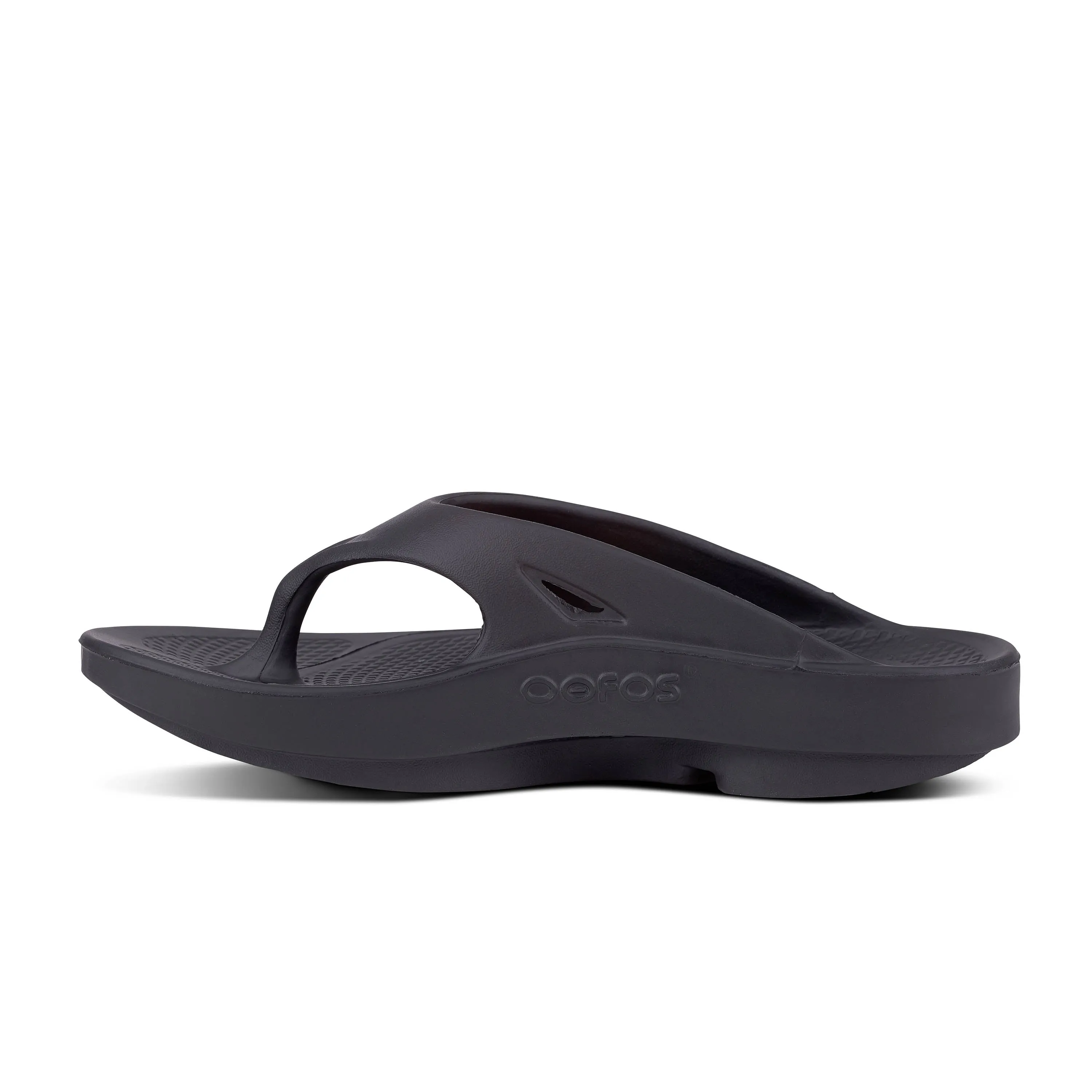 Women's Oofos OOriginal Thong Color: Black