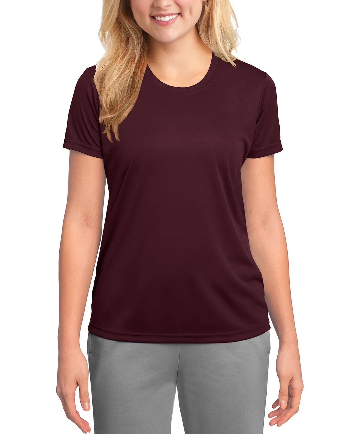 Women's Regular Fit Casual Performance Workout Tee