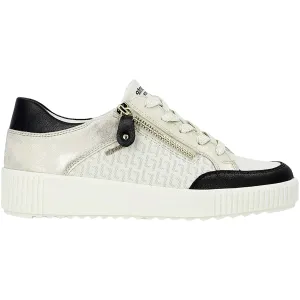 Women's Remonte R7901-80 Gesa 01 Nero/Offwhite/Alloy/Muschel Leather