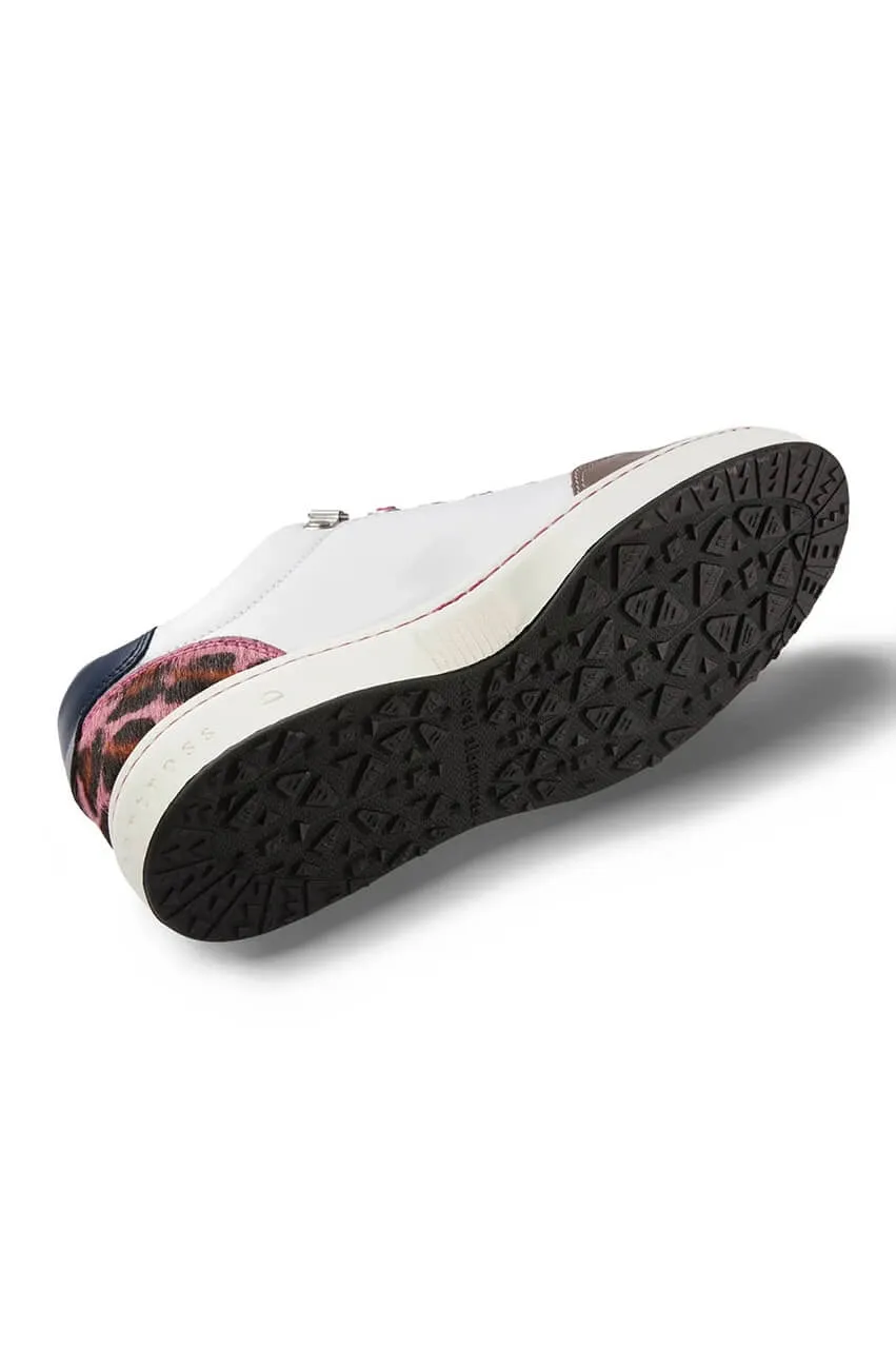 Women's Royal Albartross Golf Shoes | The Fieldfox Pink Leopard