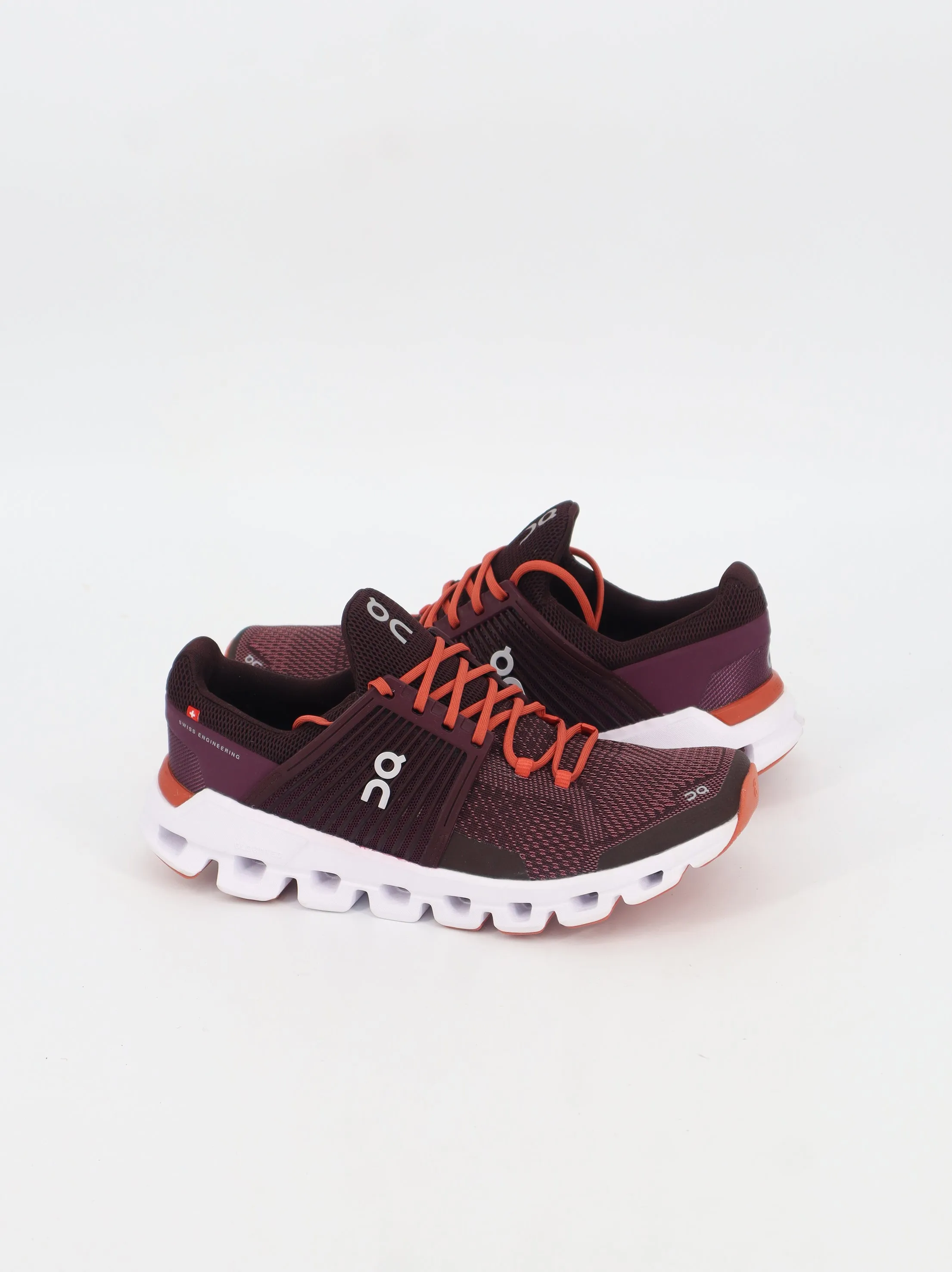 Women's Textured Running Shoes,Burgundy