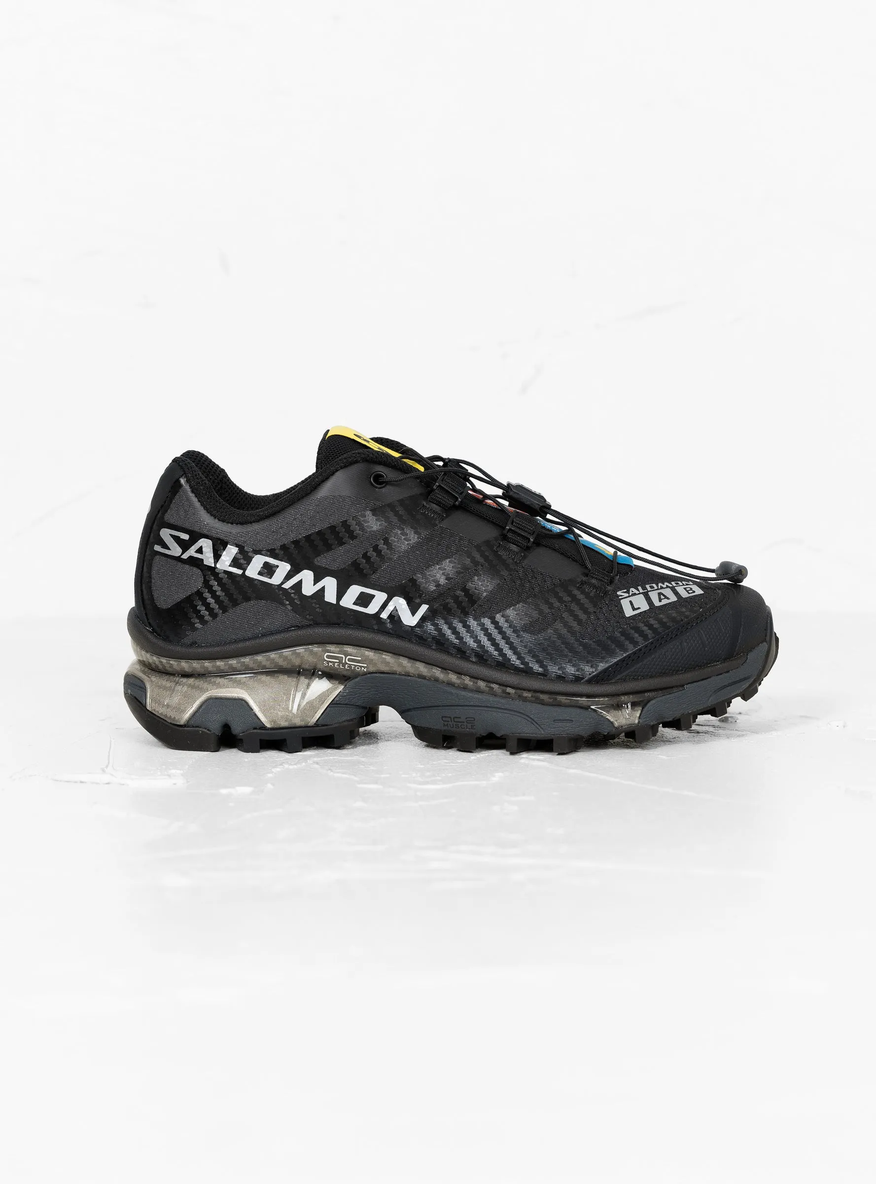 XT-4 Sneakers Black, Ebony & Silver Metallic